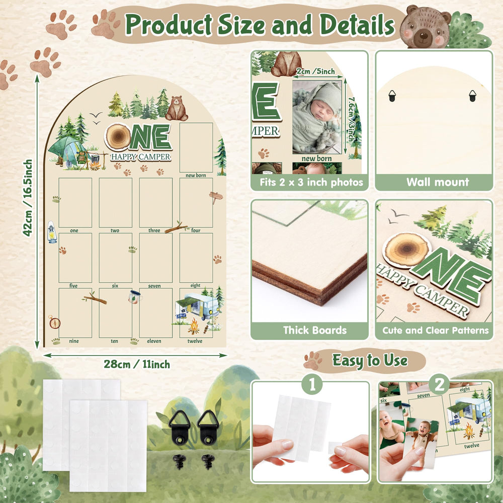 R HORSE twelve-months photo frames hold compact memories in a neat layout.