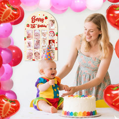 R HORSE wooden photo board ideal gift for baby showers and birthdays