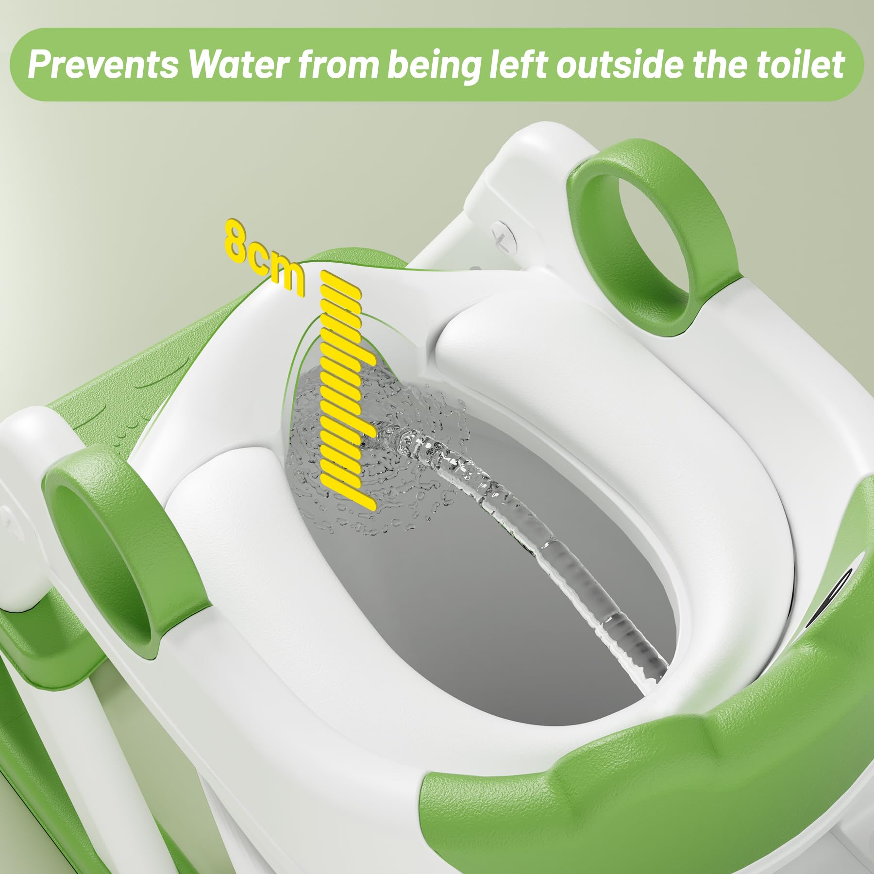 RABB 1ST Frog Potty Seat used as a step stool for daily tasks.
