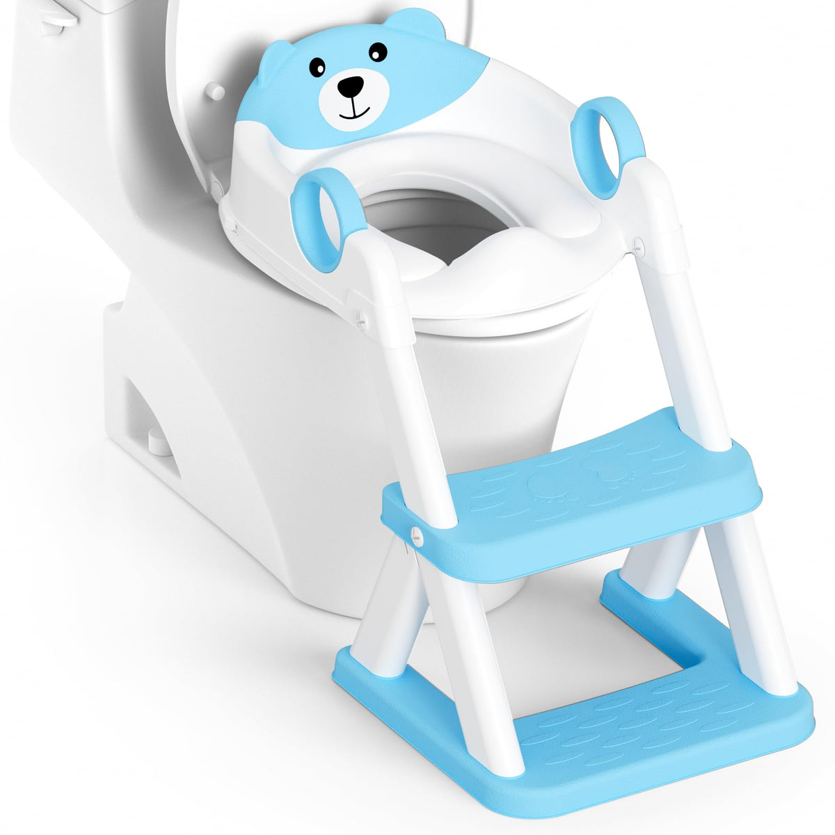 RABB 1ST potty seat folded design for compact storage and quick setup.
