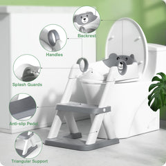 RABB 1ST potty seat soft cushion provides gentle, skin-friendly comfort.