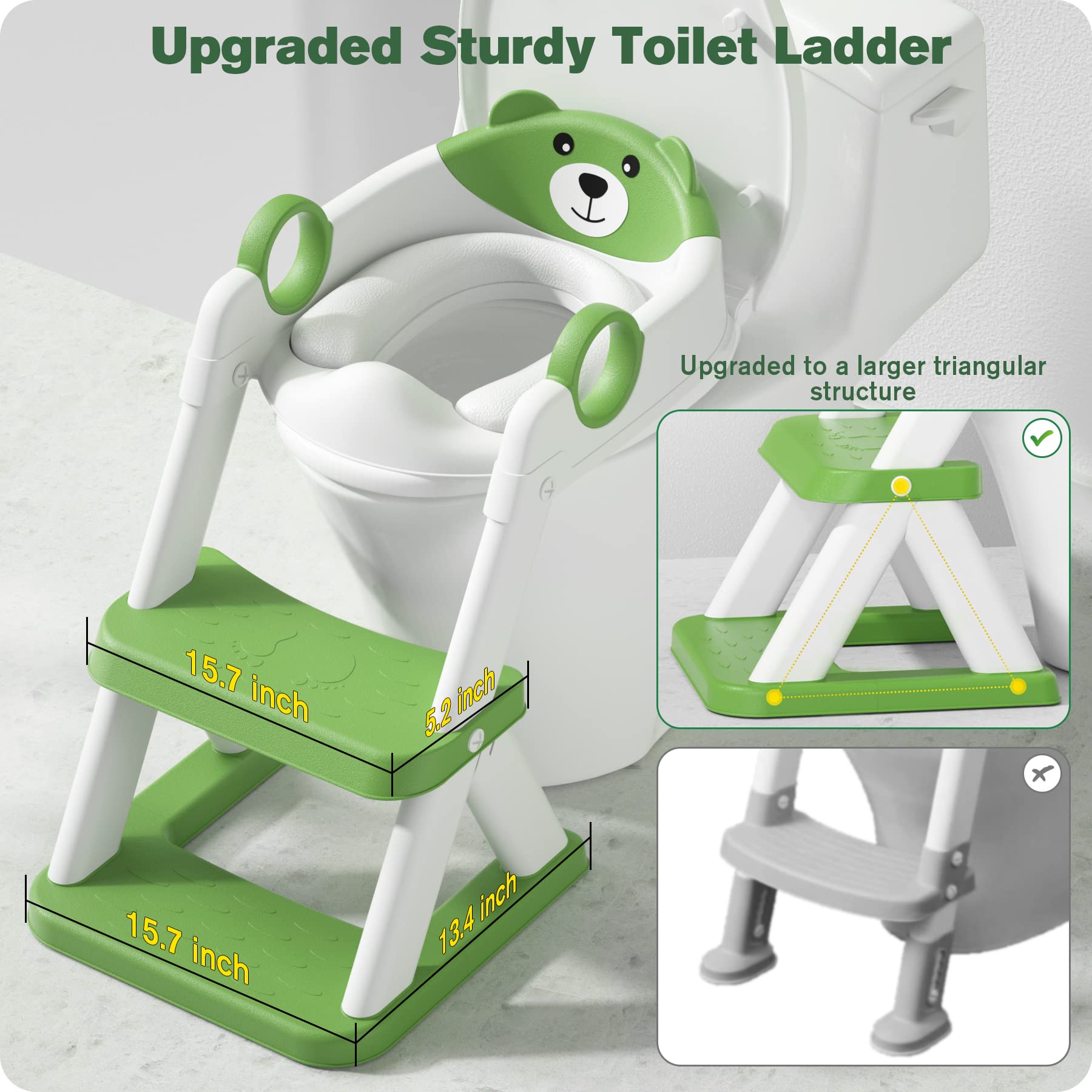 RABB 1ST two-in-one seat doubles as a kid’s step stool