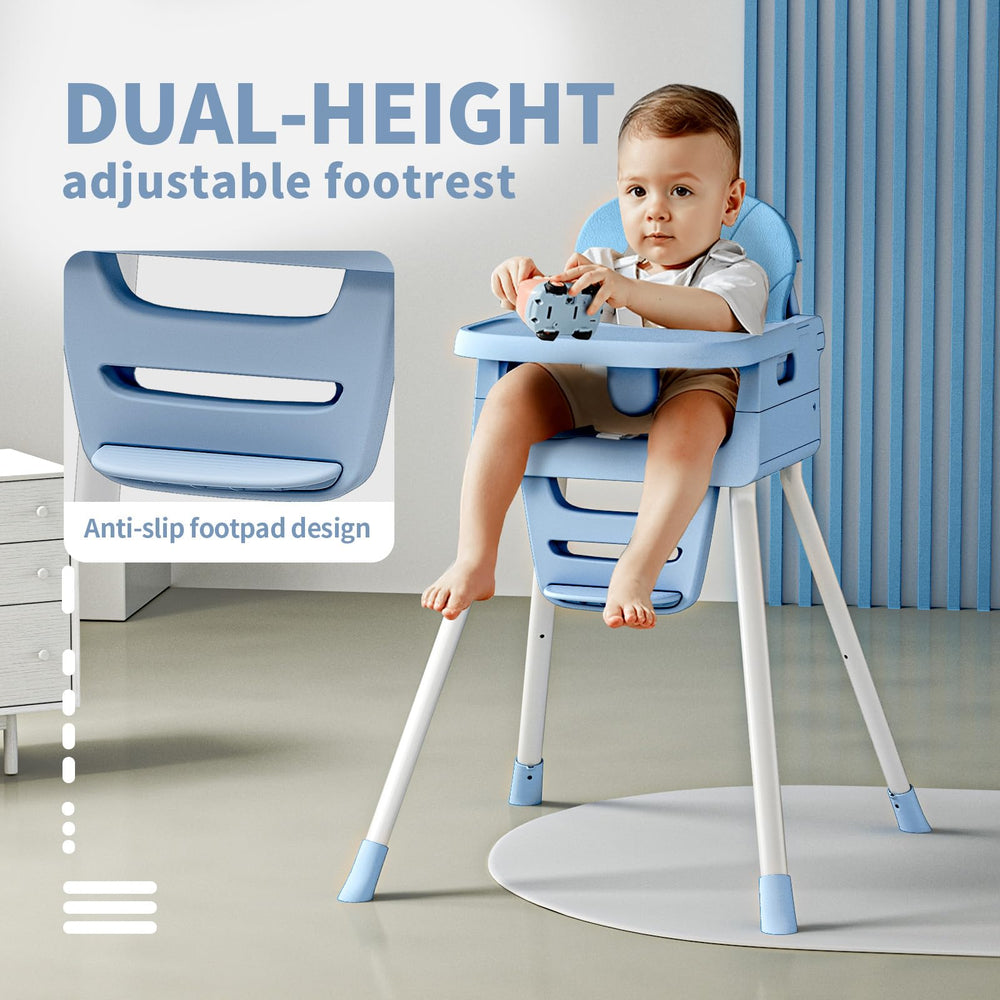 RadiAngl wipeable tray surface for quick cleanup.