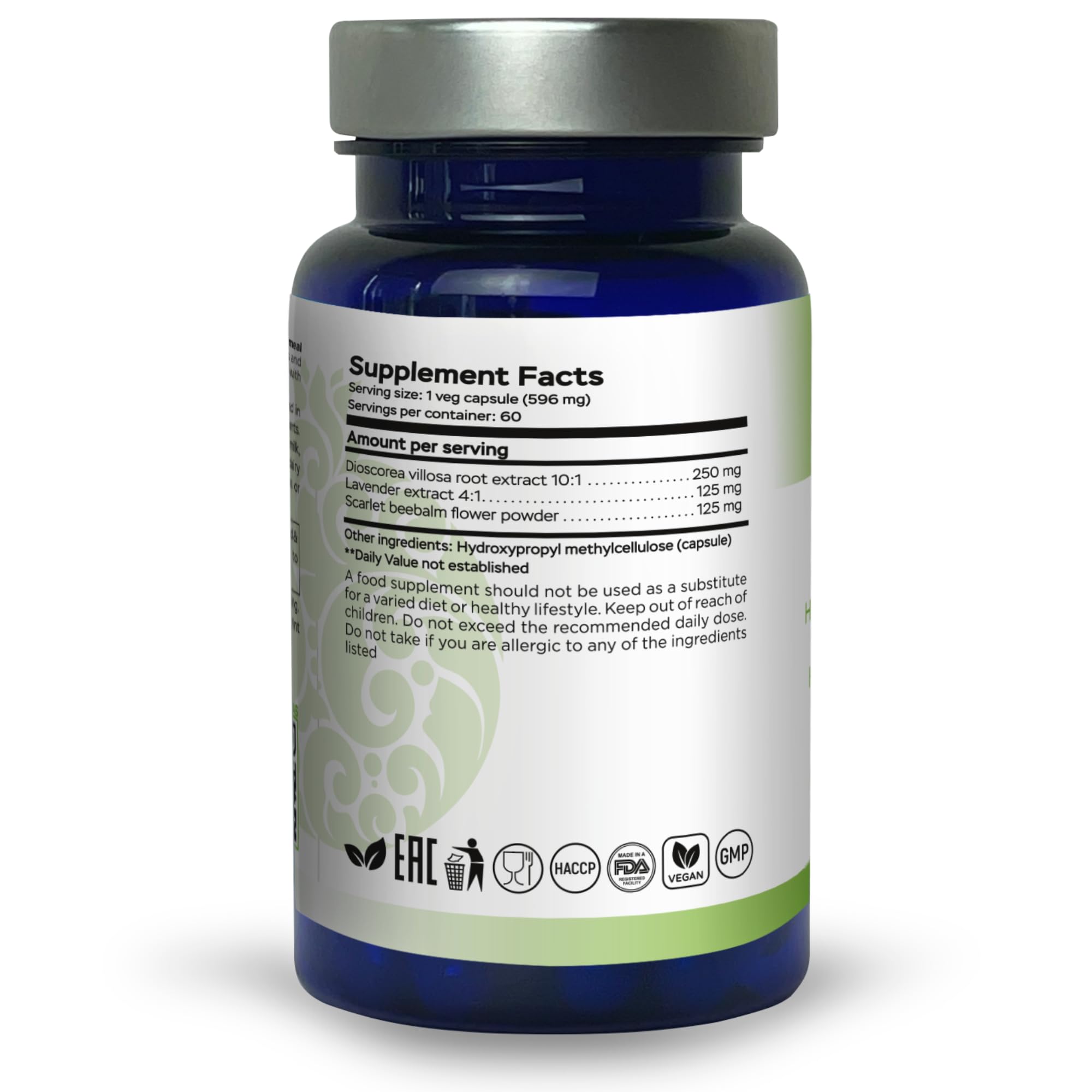 RaDoTech Wild Yam Root plant image showing natural ingredients for feminine health.