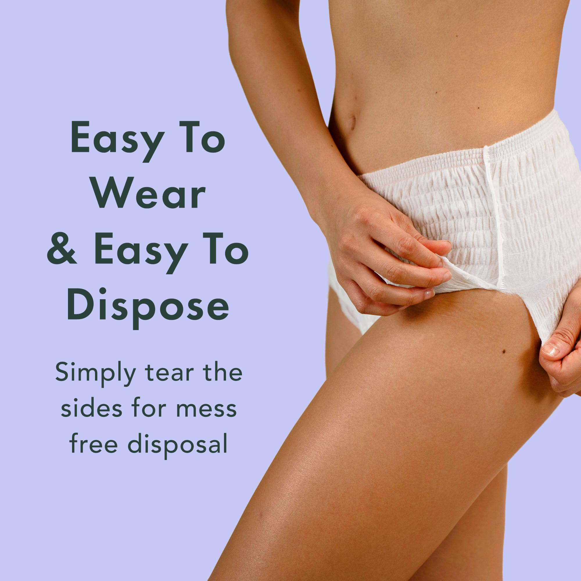 Rael unscented design emphasizes skin-friendly, irritation-free protection.