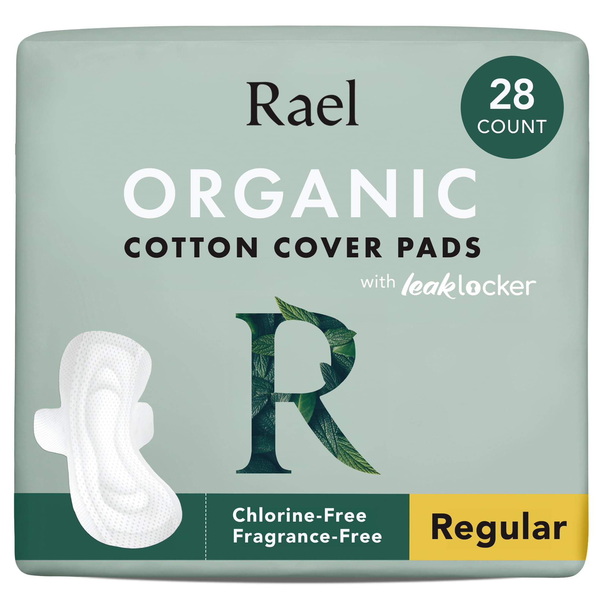 Rael organic cotton cover pads top sheet close-up showing soft natural texture for sensitive skin