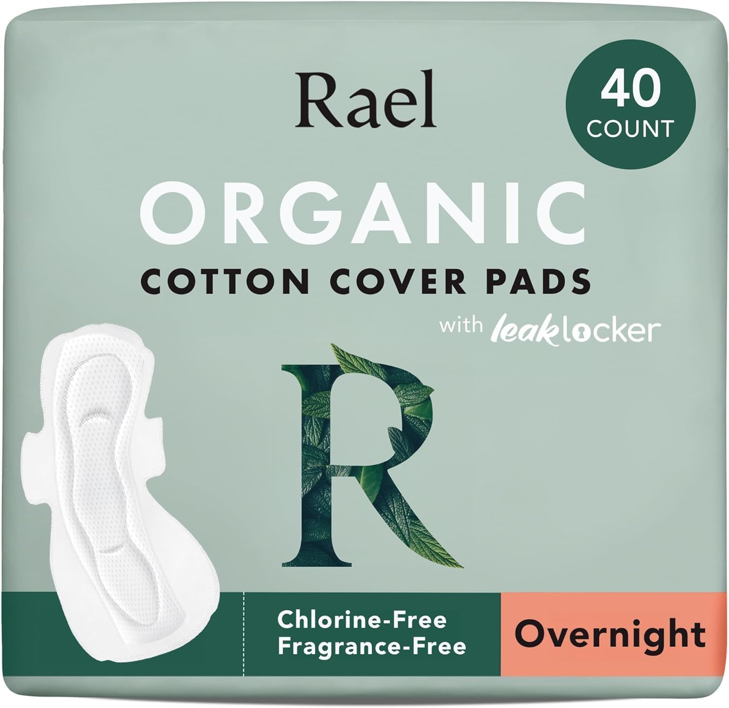 Rael pads showcasing the organic cotton top sheet for soft, breathable comfort.