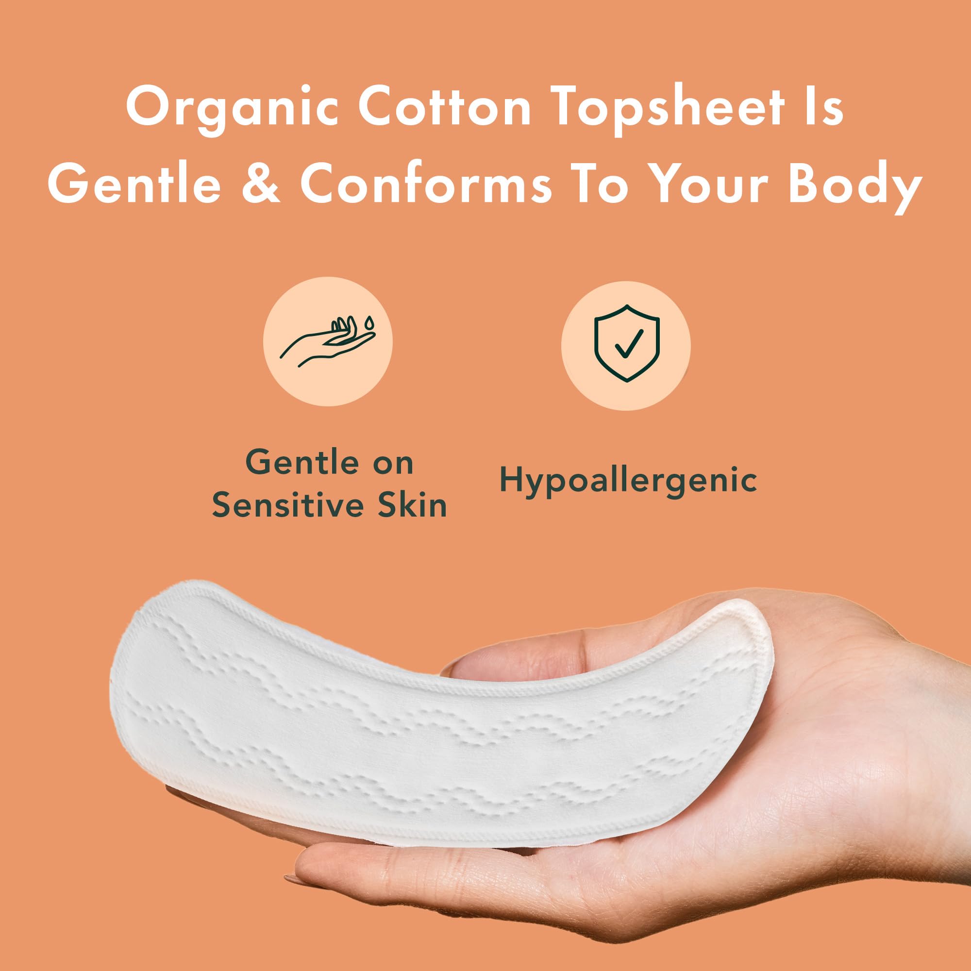 Rael unscented panty liner keeps you feeling fresh without fragrance.
