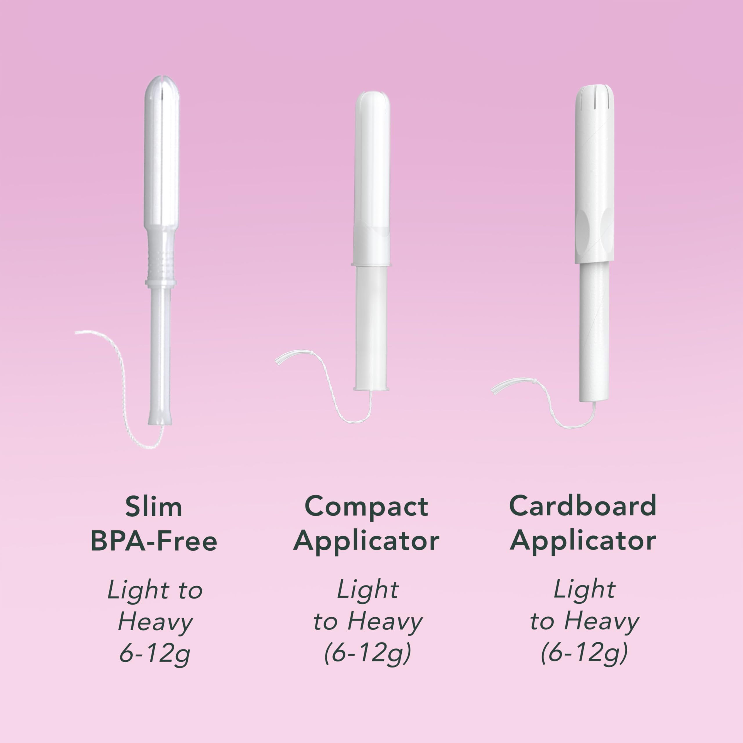 Rael compact packaging keeps tampons organized in a bag.