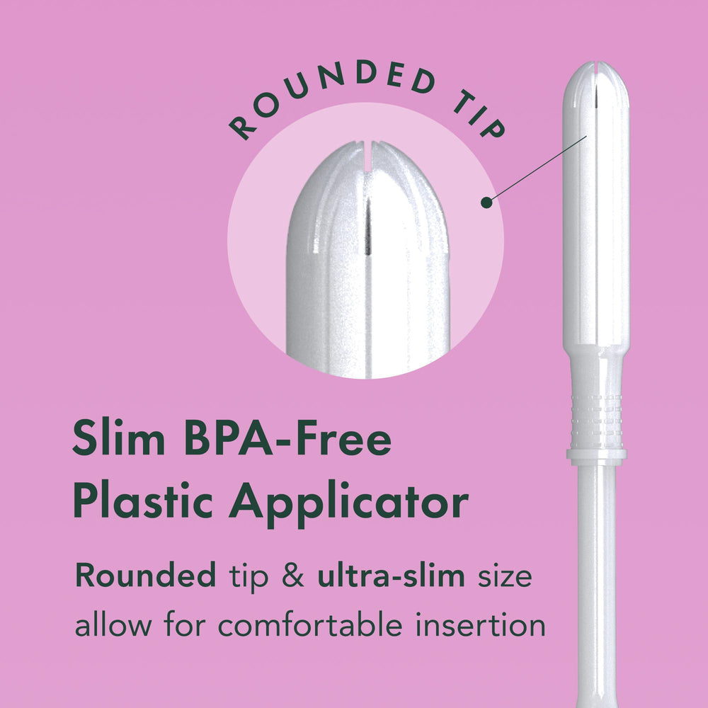 Rael tampons with organic cotton core for soft, pesticide-free absorbency