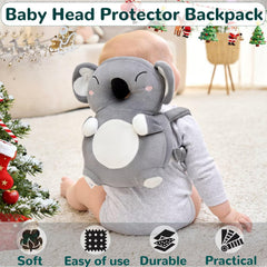 Raelitego adjustable plush straps on a toddler for growth from crawling to running.