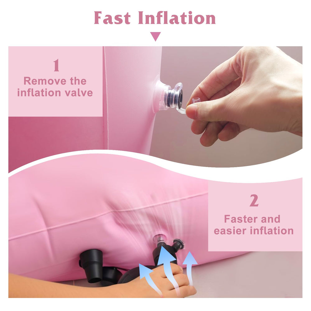 RAGANAWA hips support zone helps reduce pelvic strain while lying