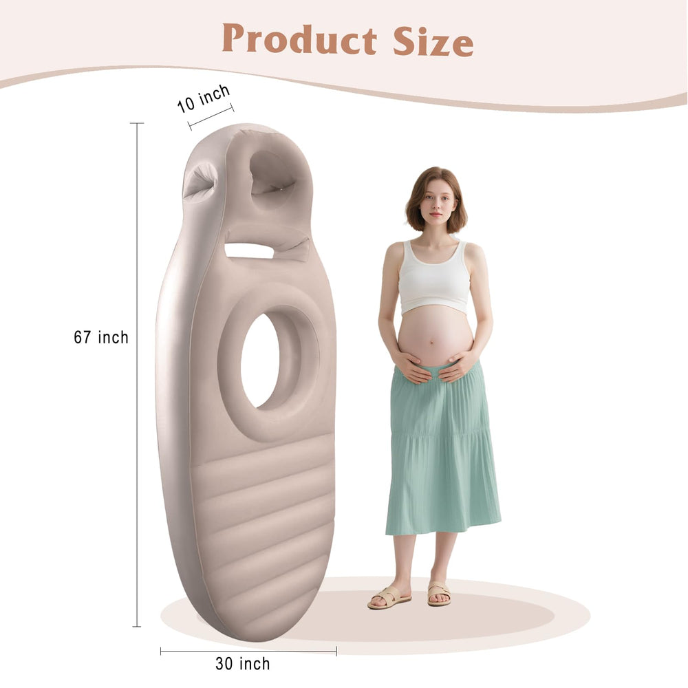 Raganawa high-quality phthalate-free PVC pillow brown ensures safe, durable use.