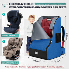 RAINSMORE car seat bag side pocket design for quick passport access