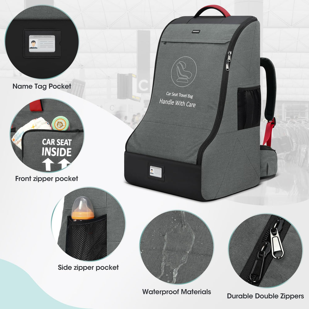 RAINSMORE waist pocket keeps passport and phone within easy reach
