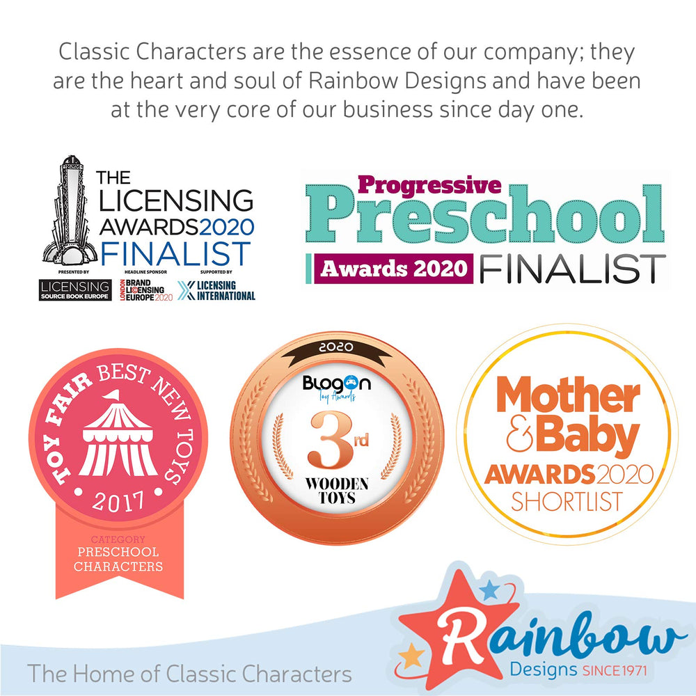 Rainbow Designs Paddington Comfort Blanket gift-ready packaging ideal for baby showers