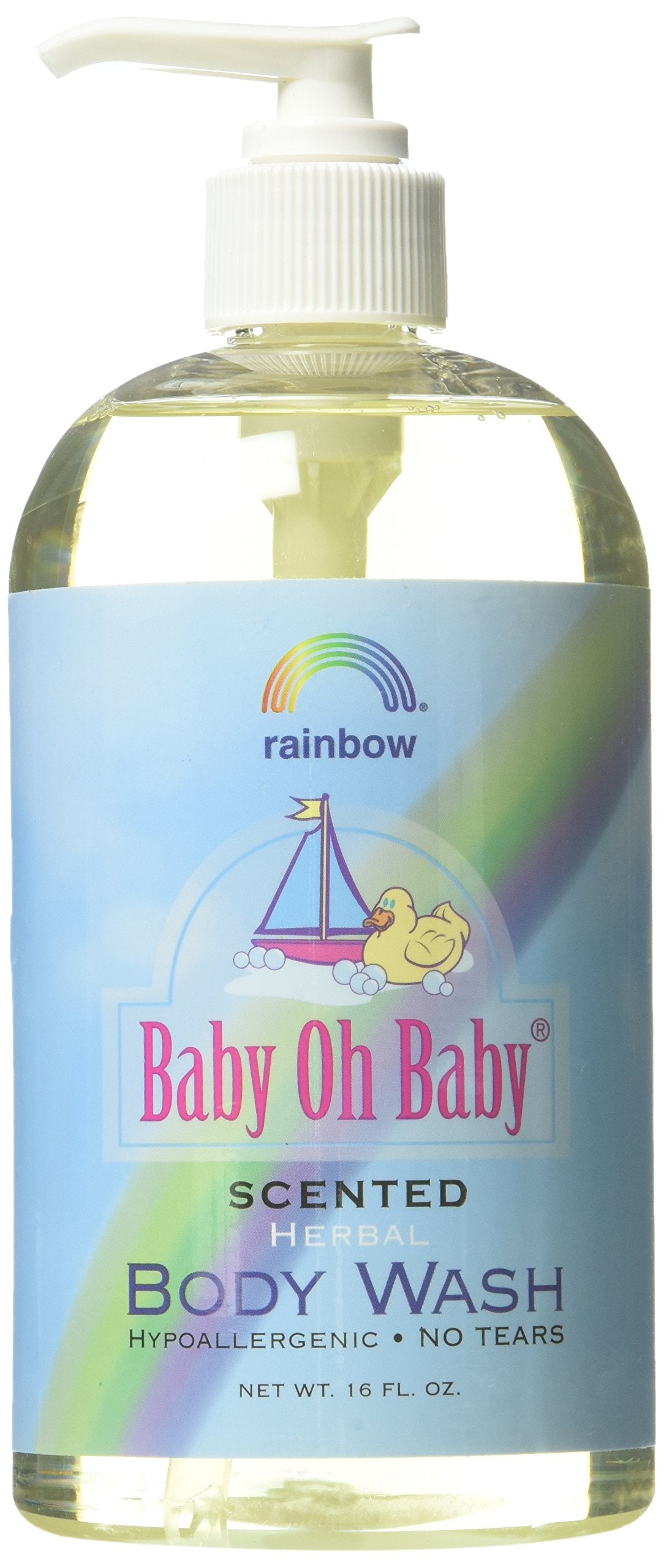 Rainbow Research Baby Scented Body Wash bottle for gentle cleansing of delicate skin