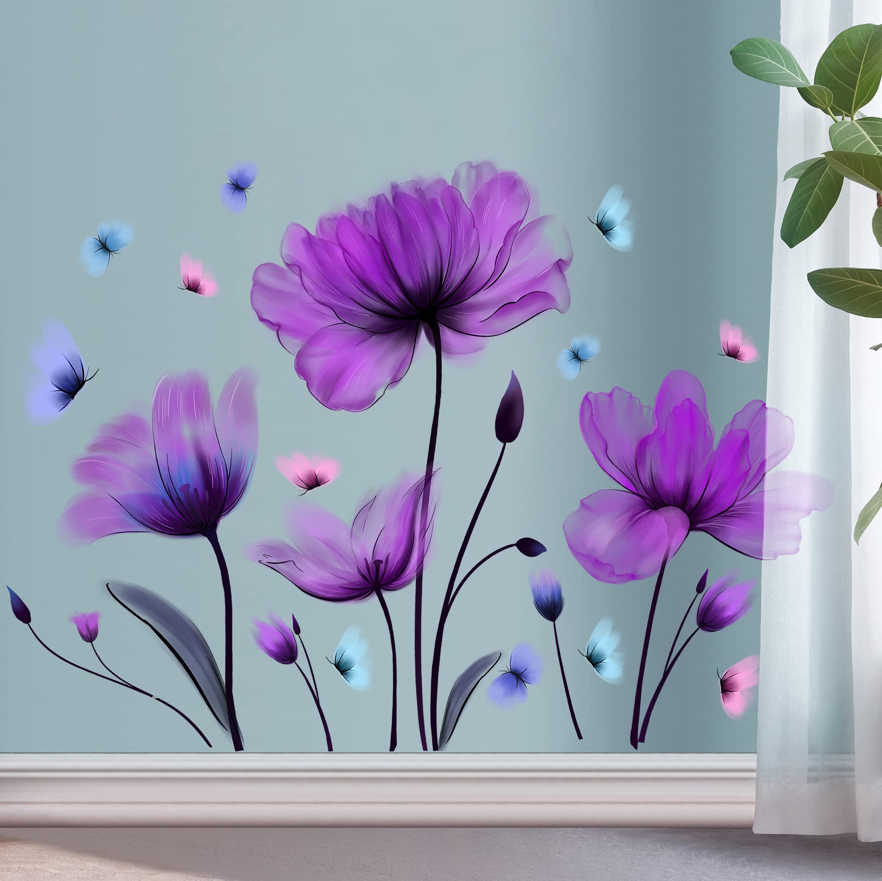 Rainbow WSK RW-1500 removable decals protect walls while transforming spaces without damage.
