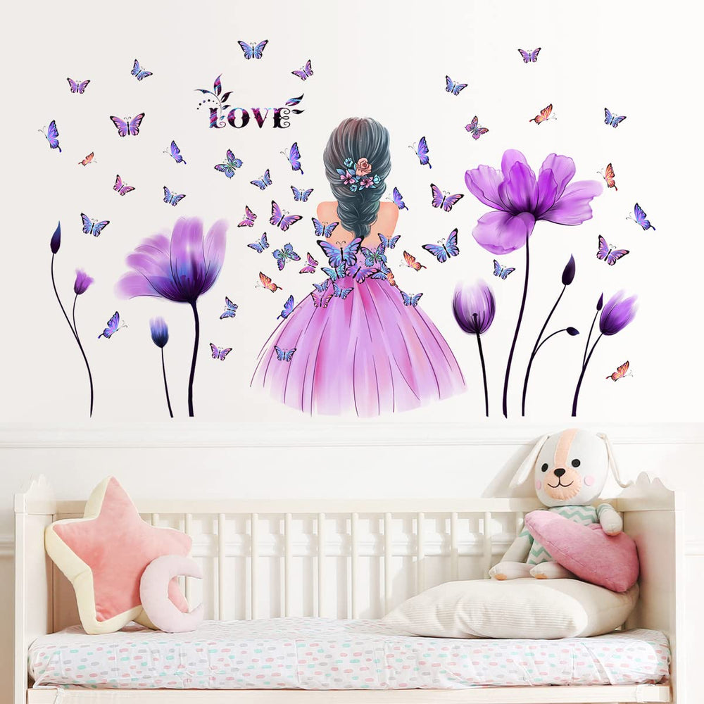 RAINBOW WSK RW-1596 3D floral wall art collection sheet 1 sparks fairy-tale vibes