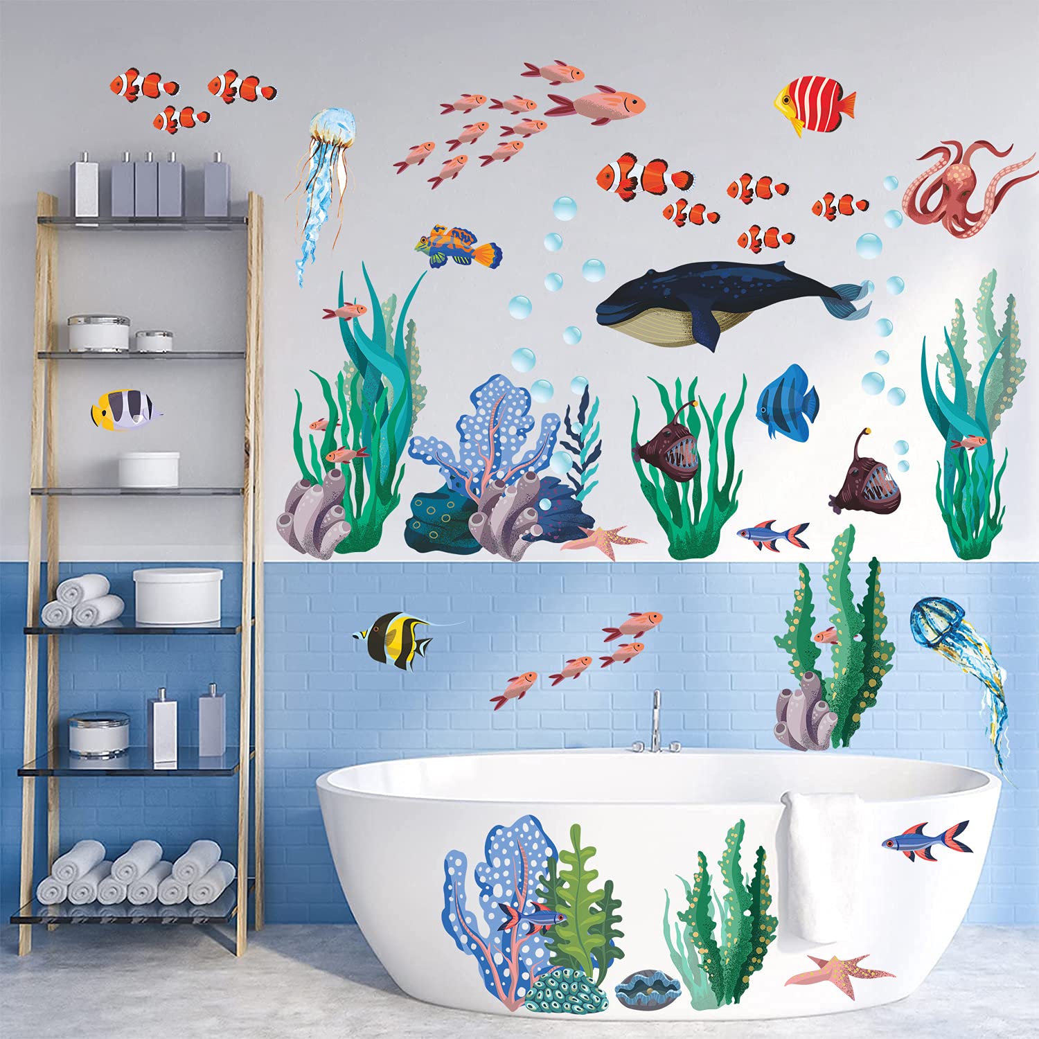 RAINBOW WSK RW-1029 ocean animals sheet 5 adds engaging sea life to nurseries