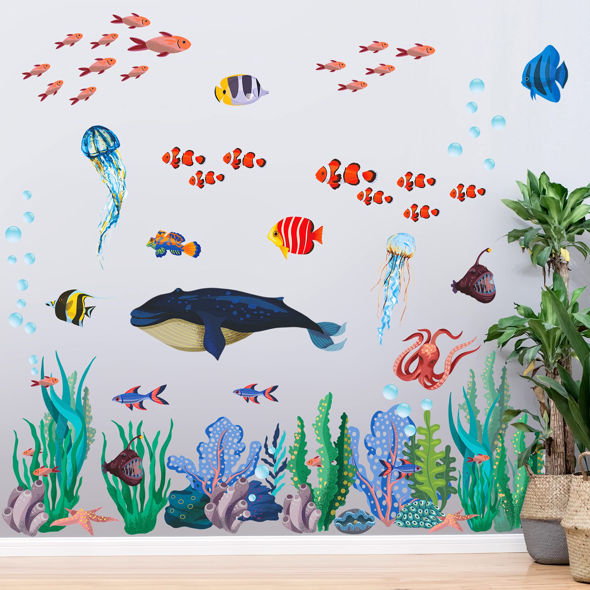 RAINBOW WSK RW-1029 ocean animals sheet 7 with octopus details inspires imagination
