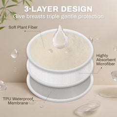 RAINFLOW three-layer close-up showing soft lining and absorbent core