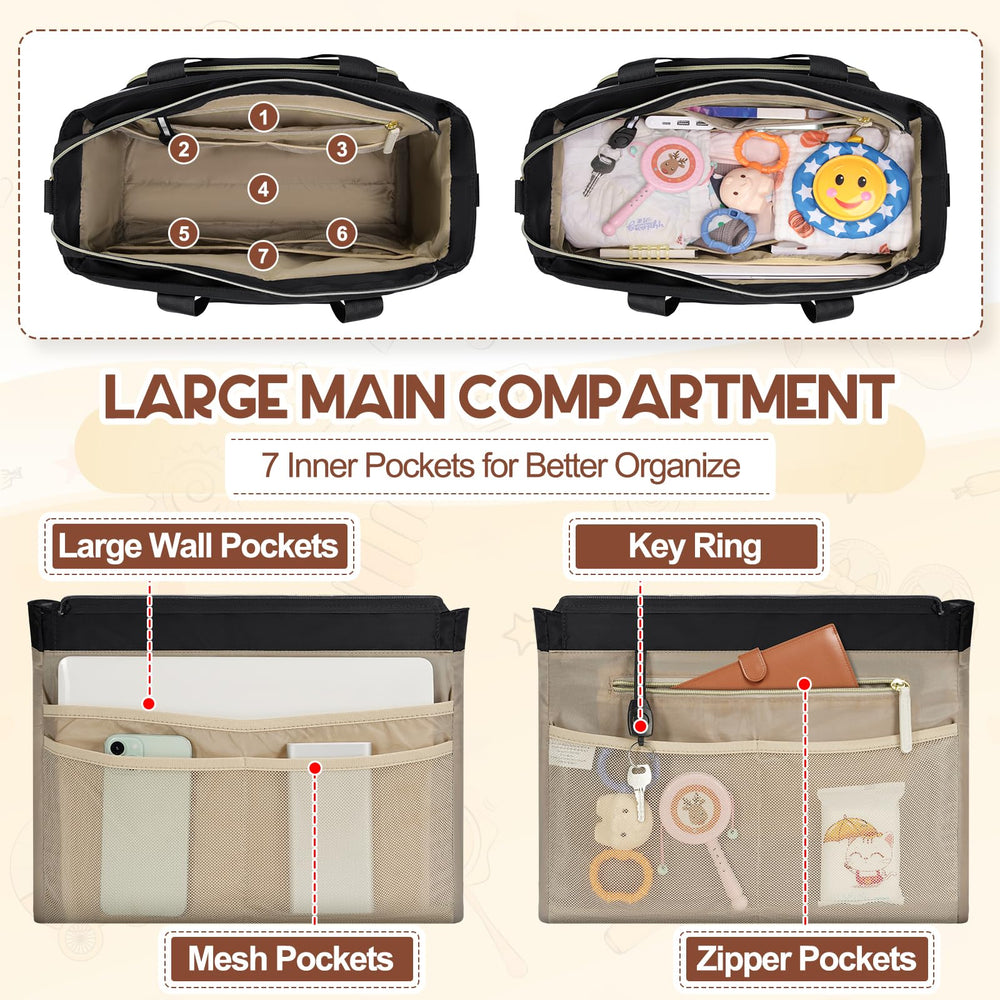 RAINSMORE insulated bottle pockets maintain temperature during outings.