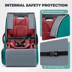 RAINSMORE travel bag in waterproof fabric protects seats from rain and dirt.