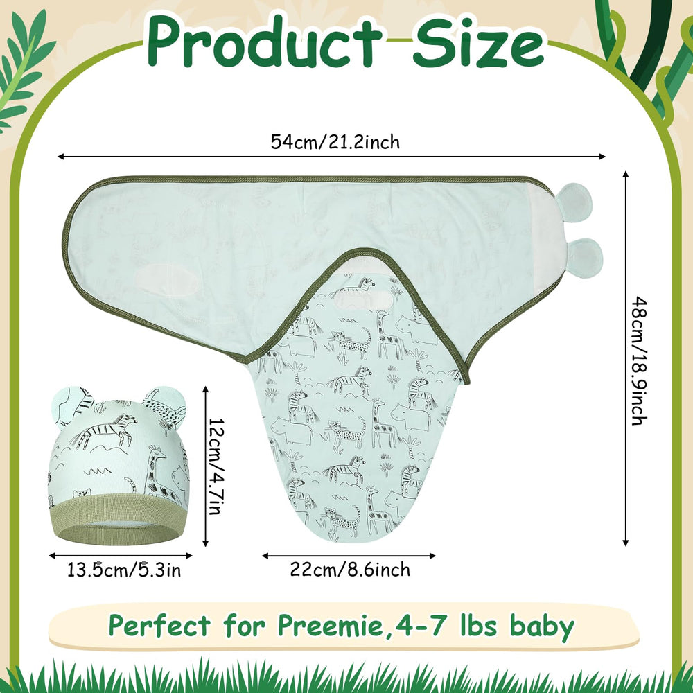 Ramede baby hats in blue-green hues keep tiny heads warm and cozy.