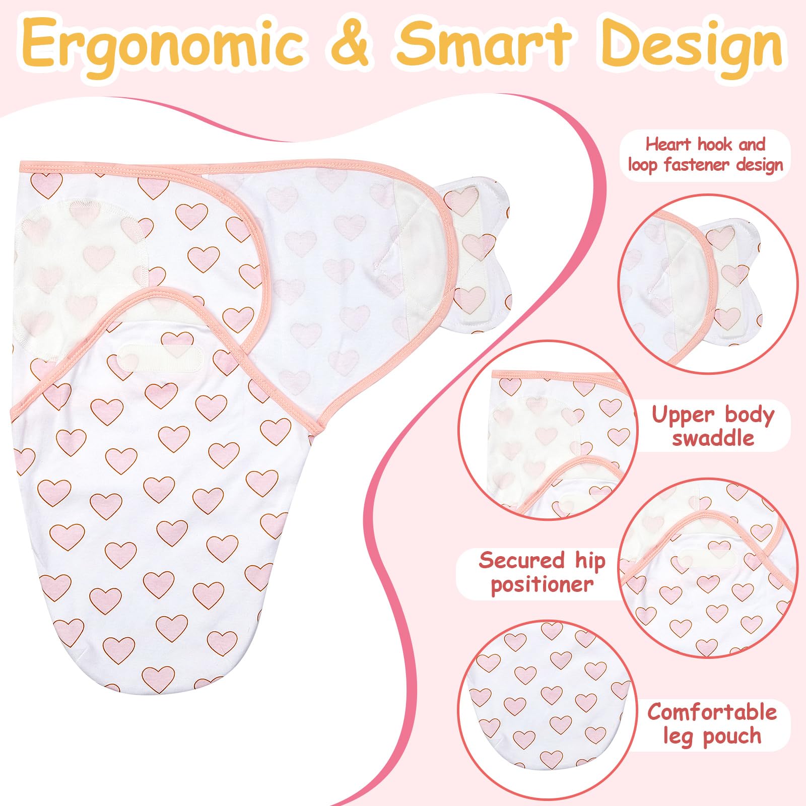 Ramede cotton swaddle fabric texture highlighting breathable material.