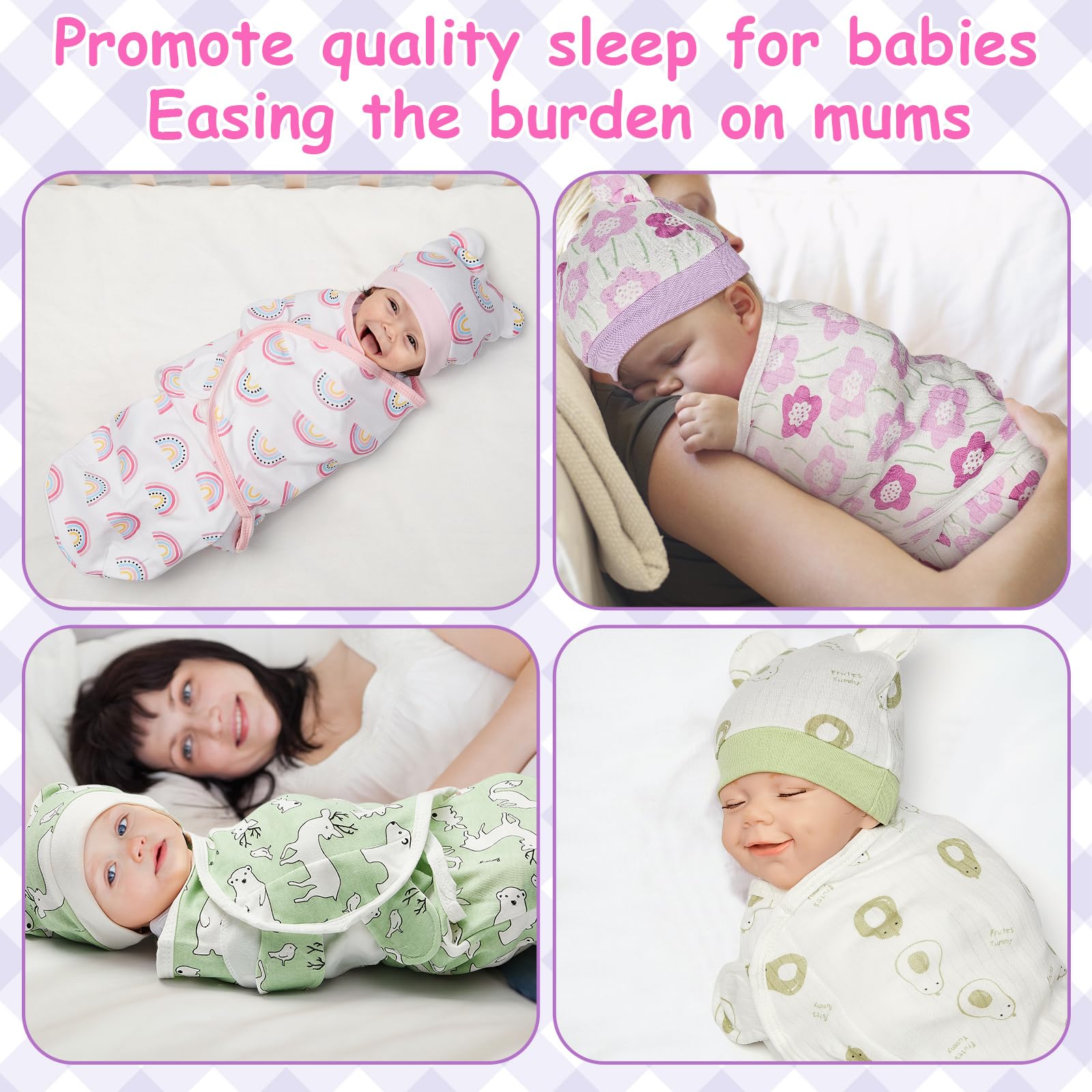Ramede secure wrap design supports calm, restful time for newborns