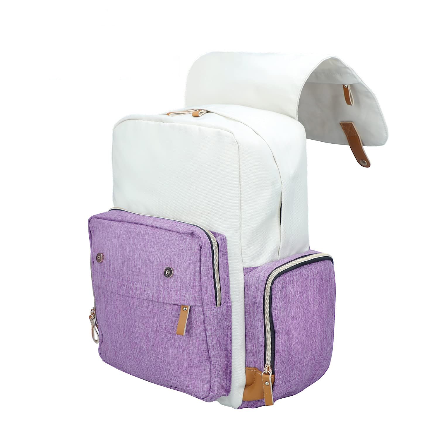 Ramhorn diaper bag purple color for stylish mom use