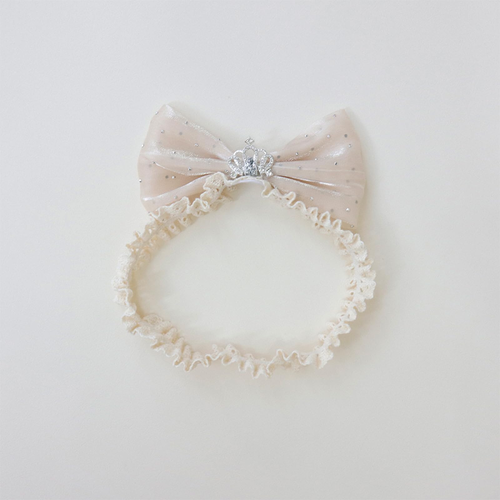 Rannyrena durable stretch headband holds hair neatly without pinching.