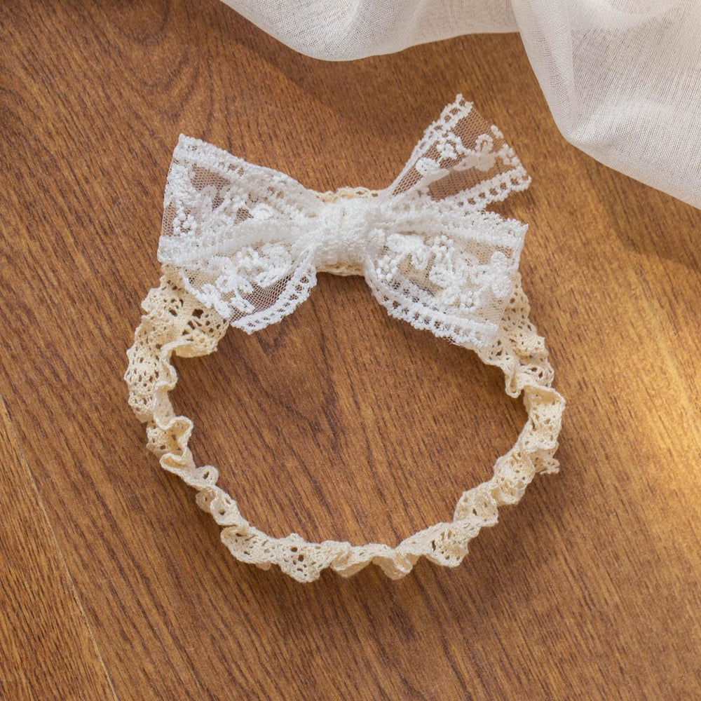 Rannyrena lace headband is durable and color-fast for long-lasting wear.