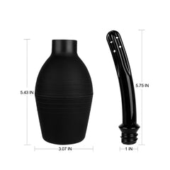 RANUE enema bulb kit ready for lubricants with compatible lubrication options.