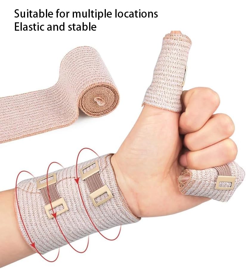 RANYUNSYZ brown metal clips compatible with elastic and gauze bandages
