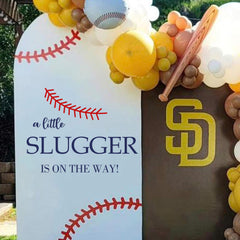 Raoformi baseball-themed photo backdrop for sport-inspired celebrations.