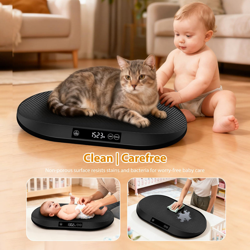RAOYAN concave tray cradles baby during weighing