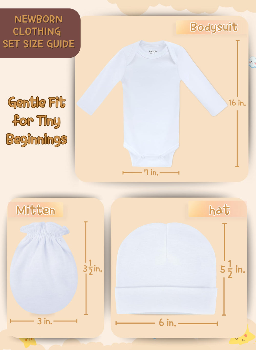 RATIVE newborn hat designed for warmth and a snug fit