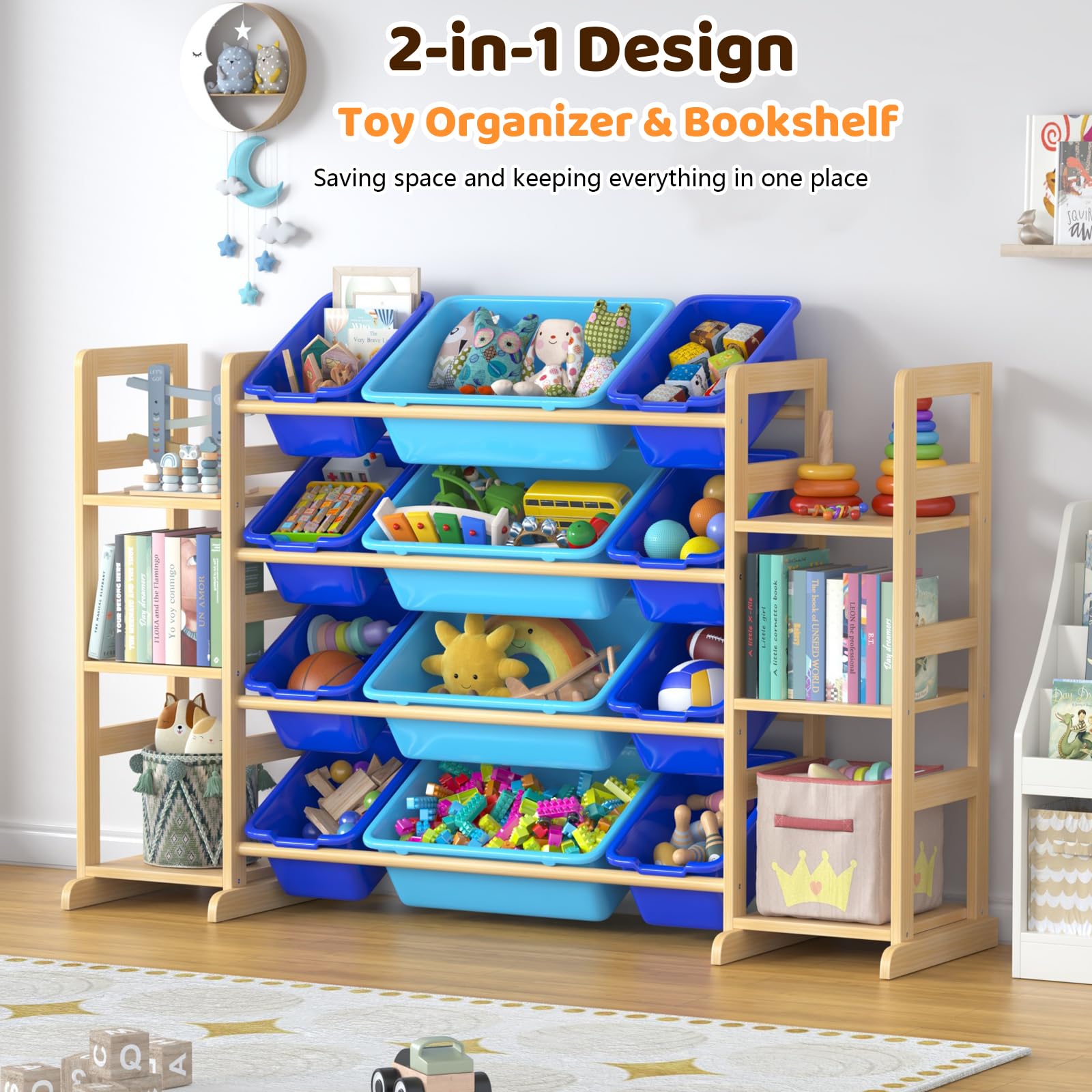 Ratulie rounded edges and stable base reduce tipping during playtime.