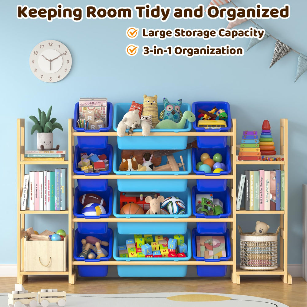 Ratulie toddler-friendly height allows children to reach and organize themselves.