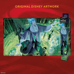 Rolled Ravensburger Lorcana playmat for easy transport