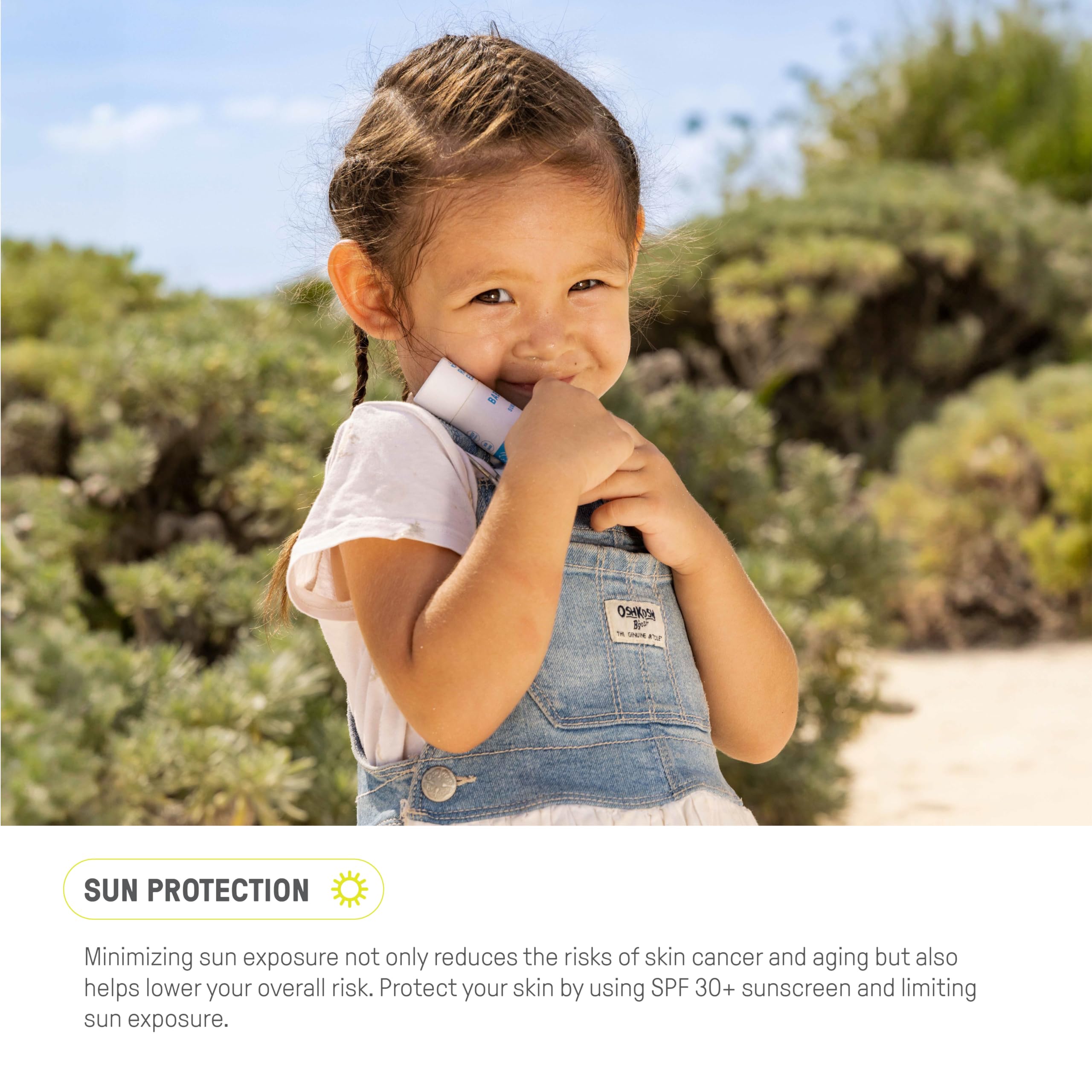 Raw Elements travel-size sunscreen stick ready for family outings.