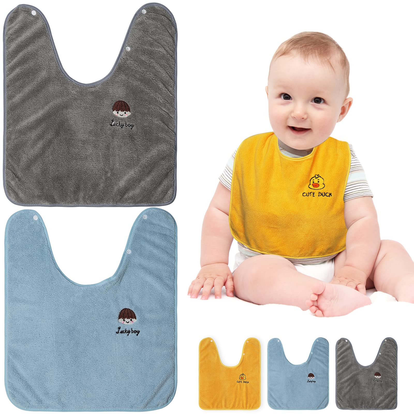 RAXIFU bibs waterproof fabric close-up, ideal for spill protection.