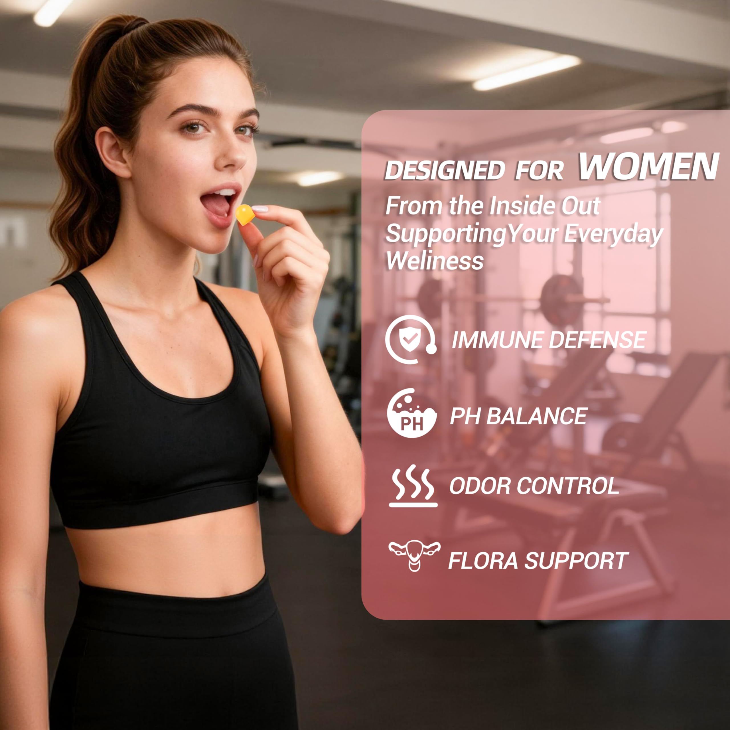 Rayanma pineapple flavor gummies on display suggests easy daily routine.
