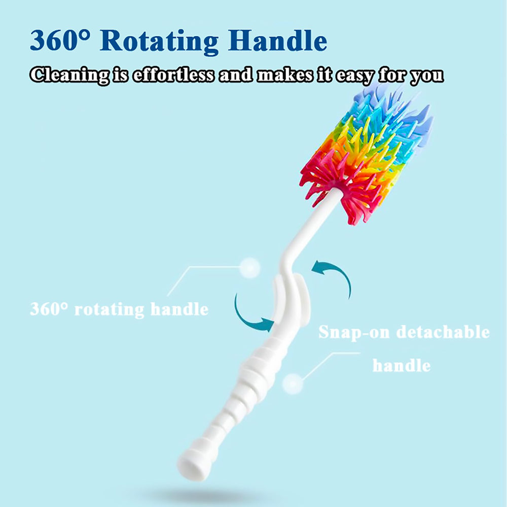 Rayhee silicone brush head detachable for easy sanitizing