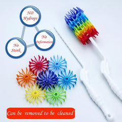 Rayhee soft silicone bristles safe for baby bottles and surfaces