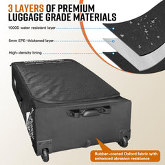 Raymace foldable design for compact storage when not in use.