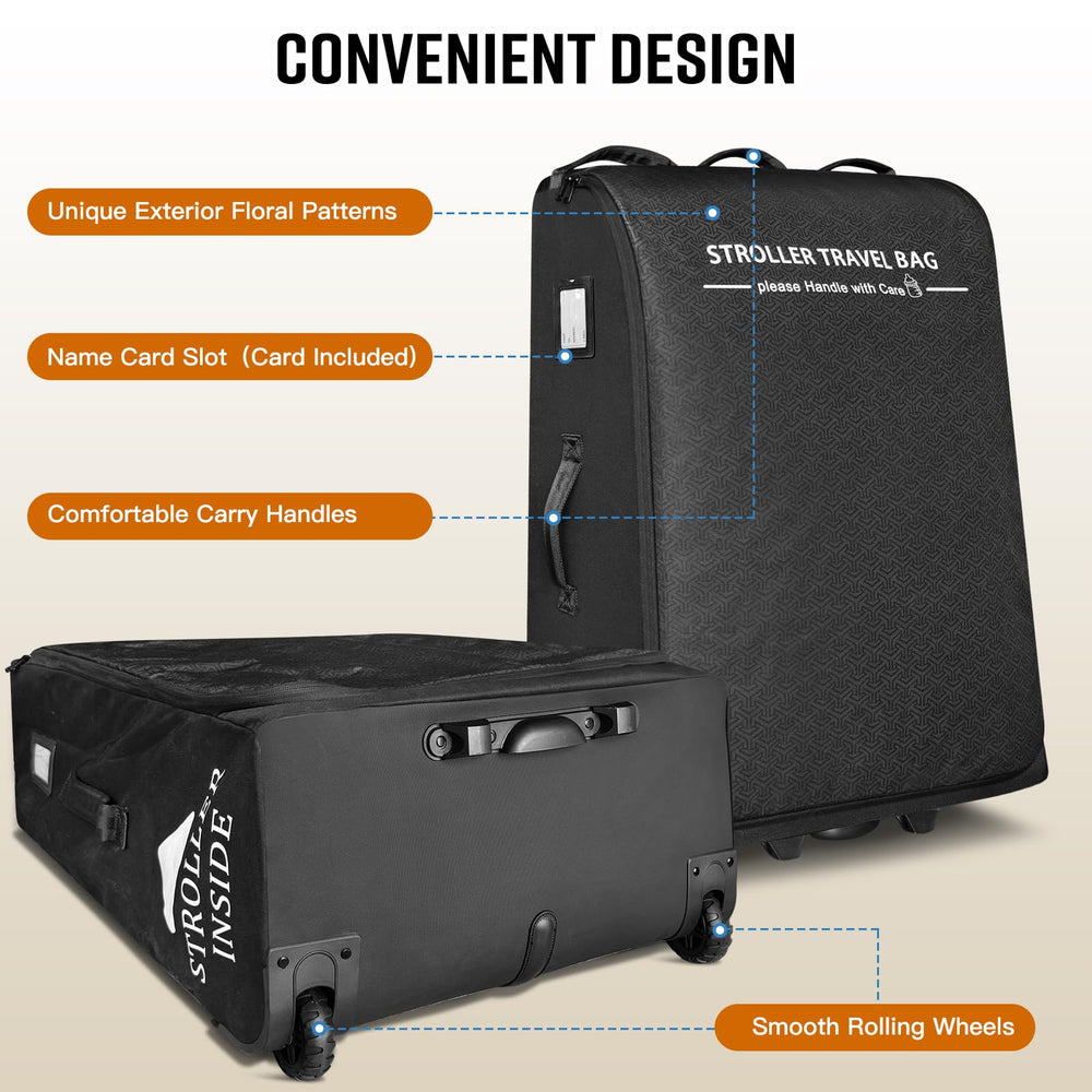 Raymace travel bag includes ID card for quick baggage claim.