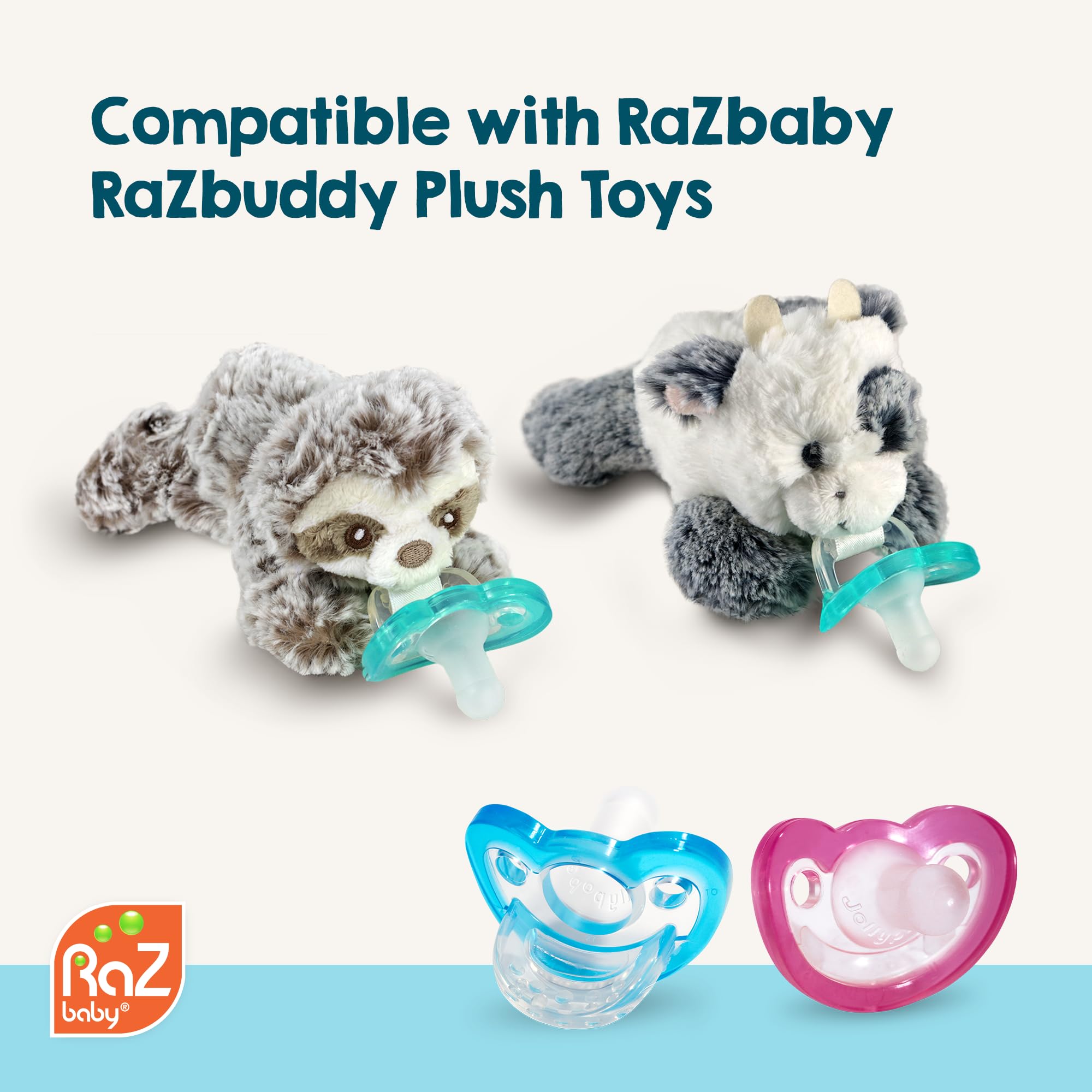 RaZbaby Jollypop orange 4-pack packaging for families